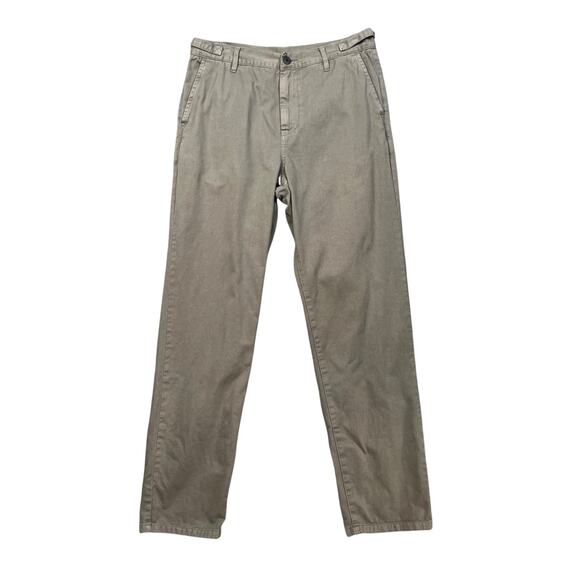 John Elliott Pants Womens 2 Washed Cotton Wide Leg Barrel Chino Adjustable Waist - Picture 1 of 16